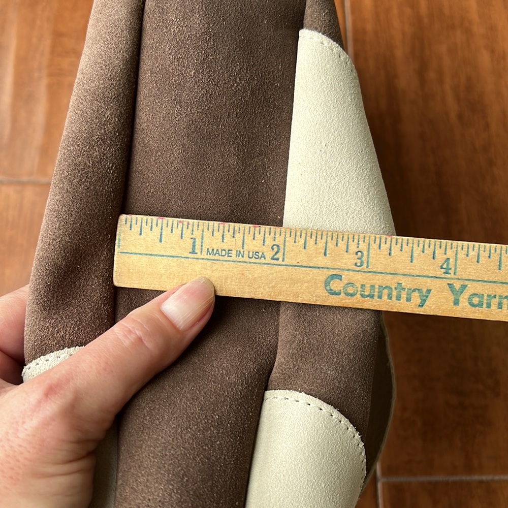 Brown and Cream Shoulder Bag - Picture 7 of 12